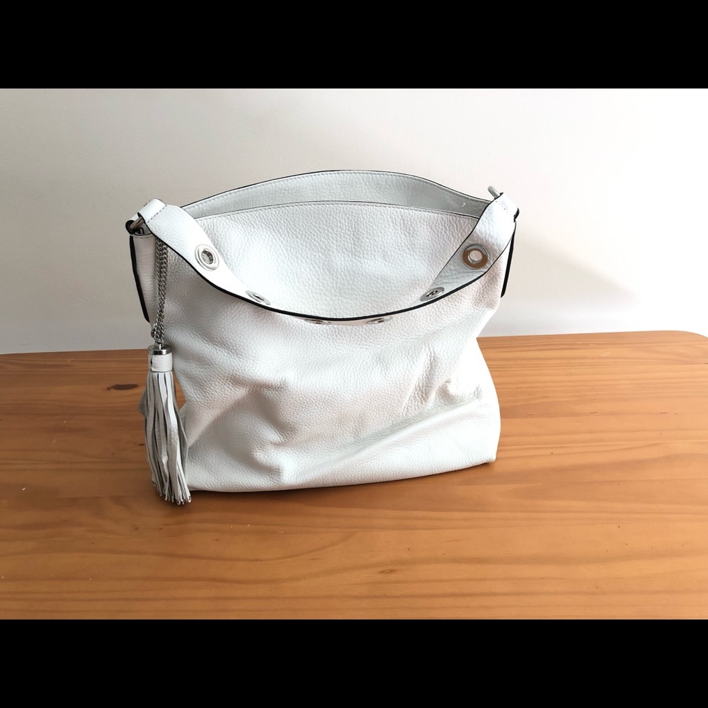 White Leather Michael Kors Bag